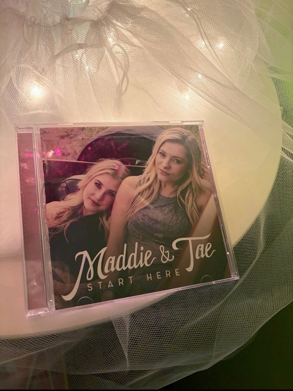 Maddie & Tae "Start Here" CD - Blonde Duo Cover (White/Pink Accents)